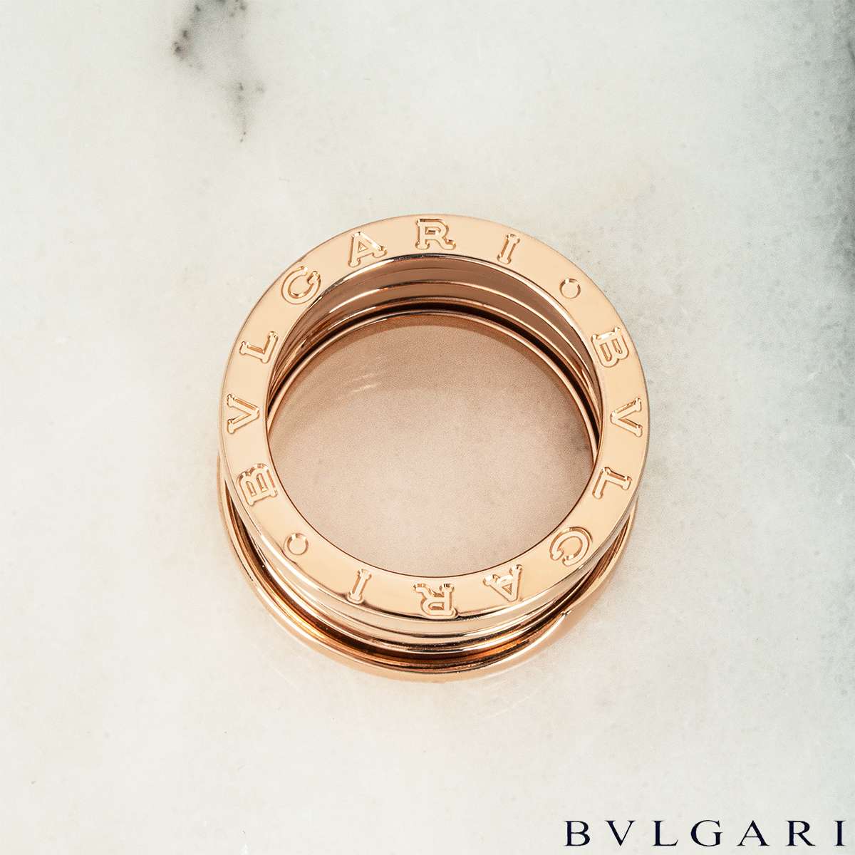 Bvlgari Rose Gold B.Zero1 Ring Size 52 348769